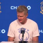Steve Kerr Postgame Interview - Warriors overcome triple-double by Luka to beat Mavericks 104-100