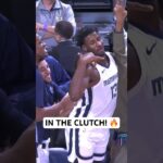 TOUGH 3 from Jaren Jackson Jr. in the CLUTCH! 🤙 | #Shorts