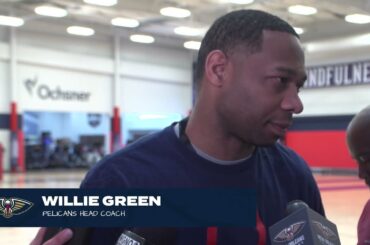 Willie Green talks Officiating, Zion, B.I., & Jose Injuries | New Orleans Pelicans