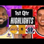Washington Wizards vs. Los Angeles Lakers 1st-QTR P2 Highlights | April 3 | NBA Season 2024