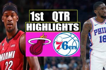 Miami Heat vs Philadelphia 76ers 1st QTR  HIGHLIGHTS | April 4 | 2024 NBA Season