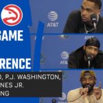 Jason Kidd, P.J.  Washington, Derrick Jones Jr. & Kyrie Irving | Press Conference vsATL | 04/04/24