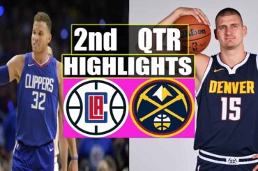 Los Angeles Clippers vs Denver Nuggets 2nd QTR HIGHLIGHTS | April 4 | 2024 NBA Season