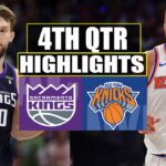 New York Knicks VS Sacramento Kings 4th QTR  HIGHLIGHTS | April 4 | 2024 NBA Season