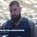 Jonas Valanciunas talks Spurs game, Wembanyama | Pelicans-Spurs Shootaround 4/5/24