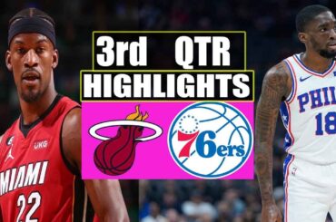 Miami Heat vs Philadelphia 76ers 3rd QTR  HIGHLIGHTS | April 4 | 2024 NBA Season