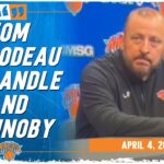 Tom Thibodeau reacts to Julius Randle's season-ending surgery, gives update on OG Anunoby | SNY