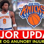MAJOR OG Anunoby Injury Update QUESTIONABLE vs. Bulls + Knicks vs. Kings Reaction, News
