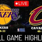 LA Lakers vs Cleveland Cavaliers Full game Highlights | NBA live today updates | NBA schedule 2024