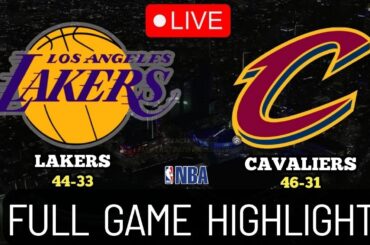 LA Lakers vs Cleveland Cavaliers Full game Highlights | NBA live today updates | NBA schedule 2024