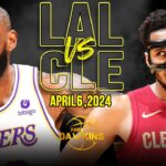 Los Angeles Lakers vs Cleveland Cavaliers Full Game Highlights | April 6, 2024 | FreeDawkins