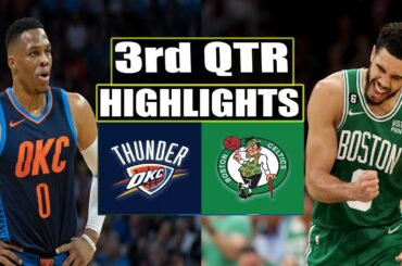 Boston Celtics vs Oklahoma City Thunder 3rd QTR HIGHLIGHTS | April 3 | 2024 NBA Season