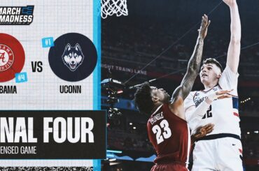 UConn vs. Alabama - Final Four NCAA tournament extended highlights