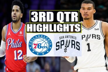San Antonio Spurs VS Philadelphia 76ers 3RD QTR GAME HIGHLIGHTS | April 7 | 2024 NBA Season