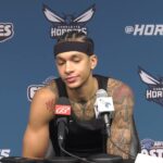 Hornets vs Thunder: Tre Mann Postgame Media Availability | 4/7/2024