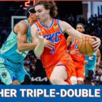 OKC Thunder snap losing streak  Josh Giddey logs triple double