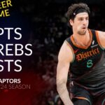 Deni Avdija 32 pts 10 rebs 5 asts vs Raptors 23/24 season