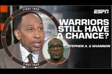 Stephen A. & Shannon Sharpe AGREE on the Warriors’ playoff hopes 🍿 | First Take