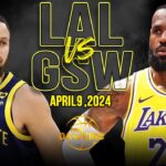 Golden State Warriors vs Los Angeles Lakers Full Game Highlights | April 9, 2024 | FreeDawkins