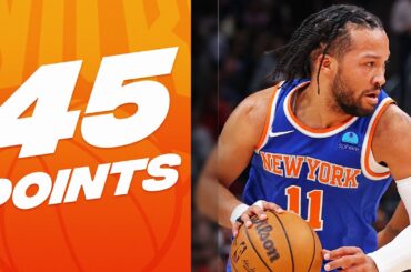 Jalen Brunson's ELITE 45-Point Performance! 🔥 | April 9, 2024