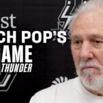 Coach Pop on the Spurs vs Thunder Match-up | 4.10.2024
