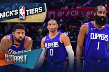 Clippers a crap shoot, Celtics & Sixers challenge Nuggets in Nick's Tiers | NBA | FIRST THINGS FIRST