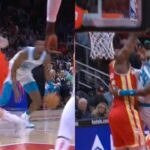 Brandon Miller has Hornets announcers going wild after nasty cross into poster dunk