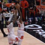 Andre Drummond thought Torrey Craig's self lob off glass was for him 😂
