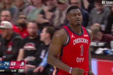 Zion Williamson 22 pts 7 reb 3 ast vs Portland Trail Blazers | 2024-04-09