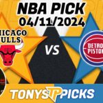 Chicago Bulls vs. Detroit Pistons 4/11/2024 FREE NBA Picks and Predictions on NBA Betting Tips