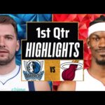 Dallas Mavericks vs. Miami Heat  1st-QTR P2 Highlights | April 10 | NBA Season 2024