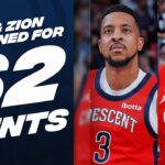 CJ McCollum (31 PTS) & Zion Williamson (31 PTS) Lead Pelicans In Sacramento! 👏 | April 11, 2024