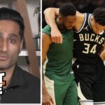 FIRST TAKE | Shams Charania on Giannis' injury Bucks: He'll come back sooner than anyone expected