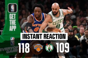 INSTANT REACTION: Knicks 2nd quarter run puts Celtics out of reach, fall 118-109