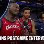 Ask a better question 😆 Zion shuts down talk of needing to avoid play-in | NBA on ESPN