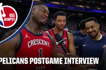 Ask a better question 😆 Zion shuts down talk of needing to avoid play-in | NBA on ESPN