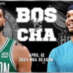 Boston Celtics vs Charlotte Hornets Full Game Highlights | Apr 12 | 2024 NBA Season