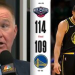 Chris Mullin reacts to Steph Curry, Warriors losing to Zion, Pelicans, falling back to No. 10 seed