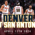 Denver Nuggets vs. San Antonio Spurs Full Game Highlights 🎥