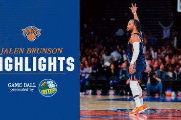 Jalen Brunson stellar again in Knicks win over Brooklyn Nets | April 12th, 2024