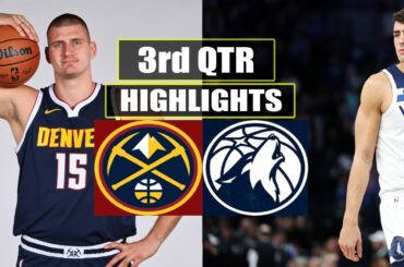 Denver Nuggets vs Minnesota Timberwolves  3rd QTR GAME HIGHLIGHTS | April 10 | 2024 NBA Season