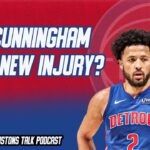 Cade Cunningham has a new knee Injury? | Pistons Talk Podcast