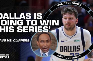 IT'S DIFFICULT TO BET AGAINST DALLAS - Stephen A. believes Mavs will defeat Clippers | NBA Countdown