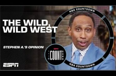 🤠 Stephen A. details the VERY COMPELLING Western Conference storylines 🍿 | NBA Countdown