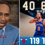 "Jalen Brunson will win ring this year" - Stephen A. on Knicks beat Bulls; earn No. 2 seeds in East