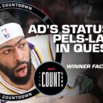 AD's level of concern is LOW for Lakers-Pelicans in the Play-In Tournament? | NBA Countdown