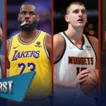 Lakers face Pelicans in Play-In & Mavs, Thunder threaten Nuggets out West | NBA | FIRST THINGS FIRST