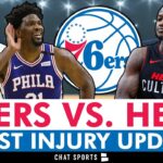 76ers Injury Updates on Joel Embiid & De’Anthony Melton + Miami Heat Injury News Ft. Terry Rozier