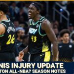 How Giannis Antetokounmpo injury could change Pacers vs Bucks + Play-In hopes and more season notes
