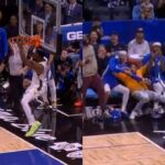 Thanasis Antetokounmpo blows wide open dunk and Magic bench trolls him 😂